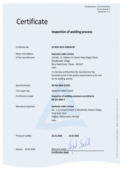 Sealmatic-ISO-3834-2-Certificate
